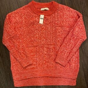 Anthropologie Pilcro Cable Knit Sweater